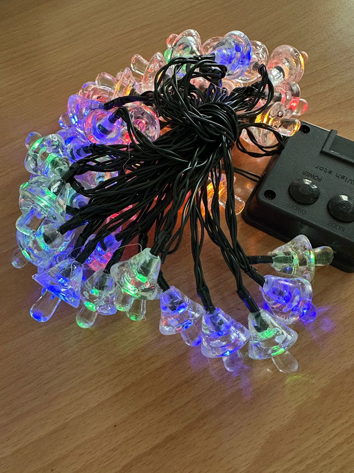 Set 2 x Instalatie Solara LED 50 Ciupercute Multicolor