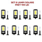 Set 8 lampi tip stradal 30 W -Telecomanda si senzor miscare