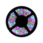 Banda led RGB 5 m pentru iluminare, cu banda  adeziva si telecomanda