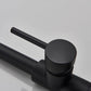 Baterie de bucatarie retractabila, rotire 360 grade, negru, montare pe blat