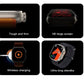 Ceas SmartWatch JRH™ Ultra Watch, 2.0" IPS FULL VIEW, Apel Bluetooth