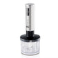 Blender RAF R3007, 4 in 1, 1600W, cu recipient de 500ml, vas de 600ml, tel si lame din otel, 2 viteze, argintiu-negru