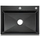 Chiuveta Bucatarie Profesionala Inox HS GRI-NEGRU 750x450 mm