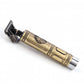 1+1 CADOU Aparat de tuns si conturat, forma T, distanta de taiere de 0mm, acumulator incorporat, auriu