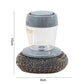 Pachet 1+1 CADOU Perie de spalat vase, umplere automata cu lichid, cap detasabil, non-abraziva