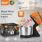 Mixer de mana RAF 6637R, 7 Viteze, 250W