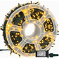 Pachet Promotional de Craciun: Brad artificial impodobit, 180cm + Instalatie rola 50 metri, 300 LED