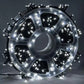 Set 2 x Instalatie Liniara Rola 50 m, Interior/Exterior , 300 LED-uri, Alb Rece, Albastru