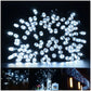 1+1 GRATIS Instalatie 100 LED pentru exterior cu incarcare solara Alb Rece