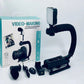 Kit vlogging complet pentru camera, telefon, trepied in forma de U, telecomanda bluetooth, microfon