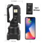 Lanterna proiector led, multifunctionala, reincarcabila, cu power bank, Q-LED5123, culoare negru