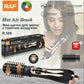 Perie rotativa RAF R598, 1000W, perie detasabila, jet cu aer rece, 2 trepte de temperatura, negru-auriu