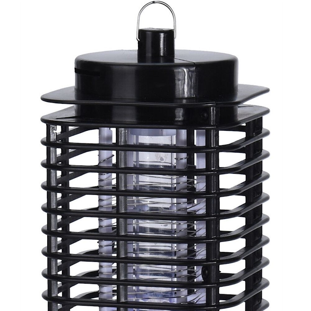 Set 2 x Lampa pentru insecte, Vilde, LED, 550v, Plastic, 10 x 22 cm, Negru