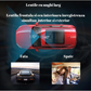 Camera auto DVR, vizualizare 170°, 3 camere, ecran 2", vizualizare nocturna, full HD 1080 P, detectare miscare