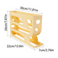 Suport oua pentru frigider, 4 niveluri, capacitate 30 oua, 32 x 7 x 20 cm, alb