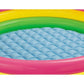 Piscina gonflabila Curcubeu cu podea moale pentru copii, 110x30 cm, multicolor