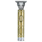 1+1 CADOU Aparat de tuns si conturat, forma T, distanta de taiere de 0mm, acumulator incorporat, auriu
