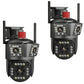 SET 2X Camere Triple Wi-Fi 6K 12MP, Audio bidirectional, AI Motion Detection, Night Vision, PTZ 355°/90°, IP66 + 2 carduri 32GB Incluse
