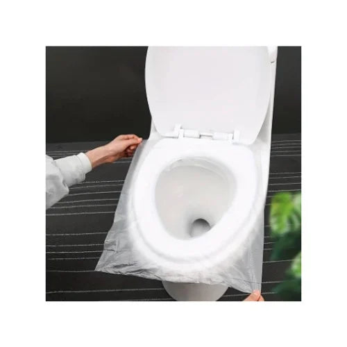 Set de 100 Protecții Igienice de Unică Folosință pentru Colac de Toaletă