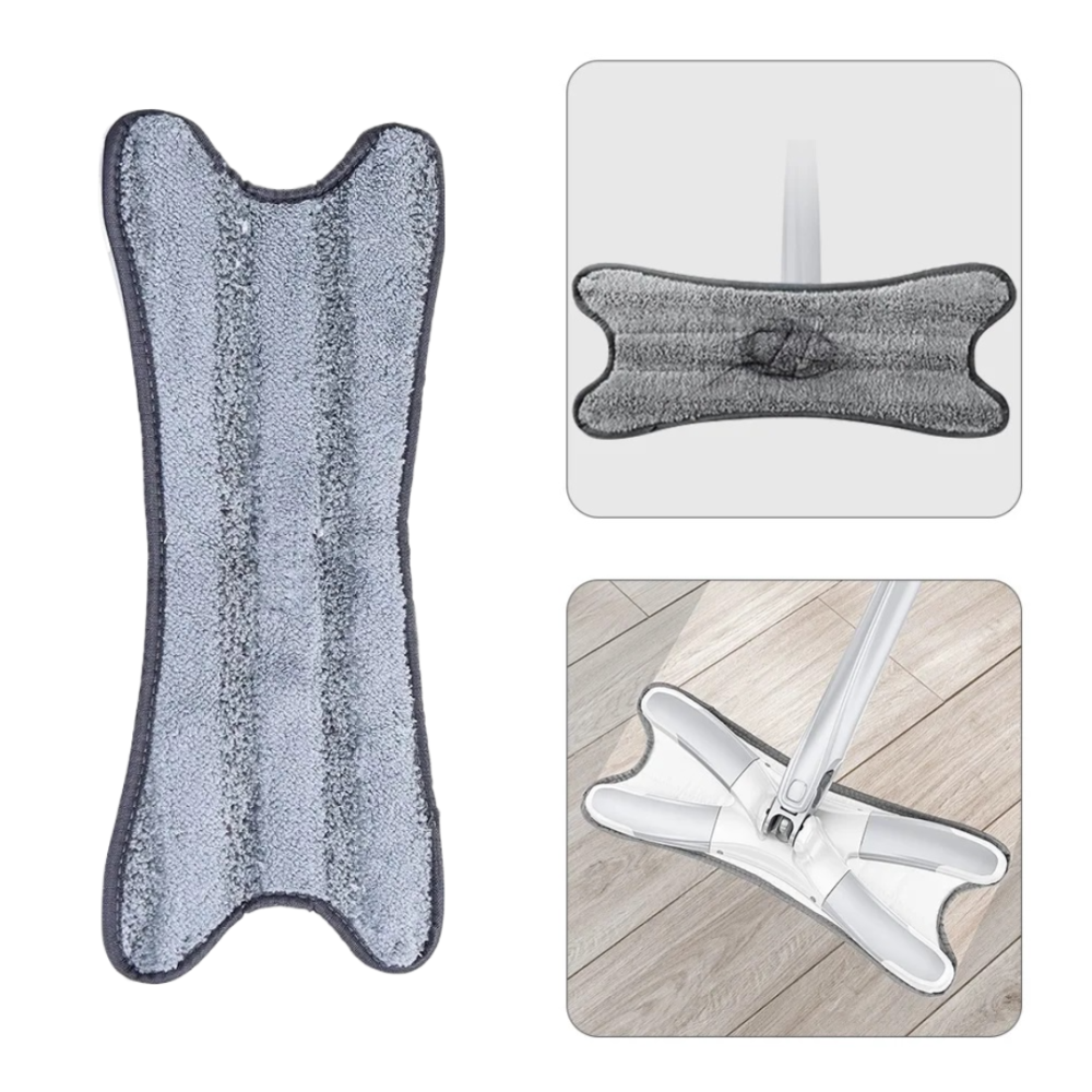 Pachet Mop pivotant cu maner reglabil, cu microfibre + Mini mop portabil, sistem anti scurgere, pentru diferite suprafete si geamuri