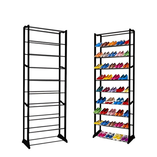 Set 2 x Suport de încaltaminte, inalt, pentru 30 de perechi