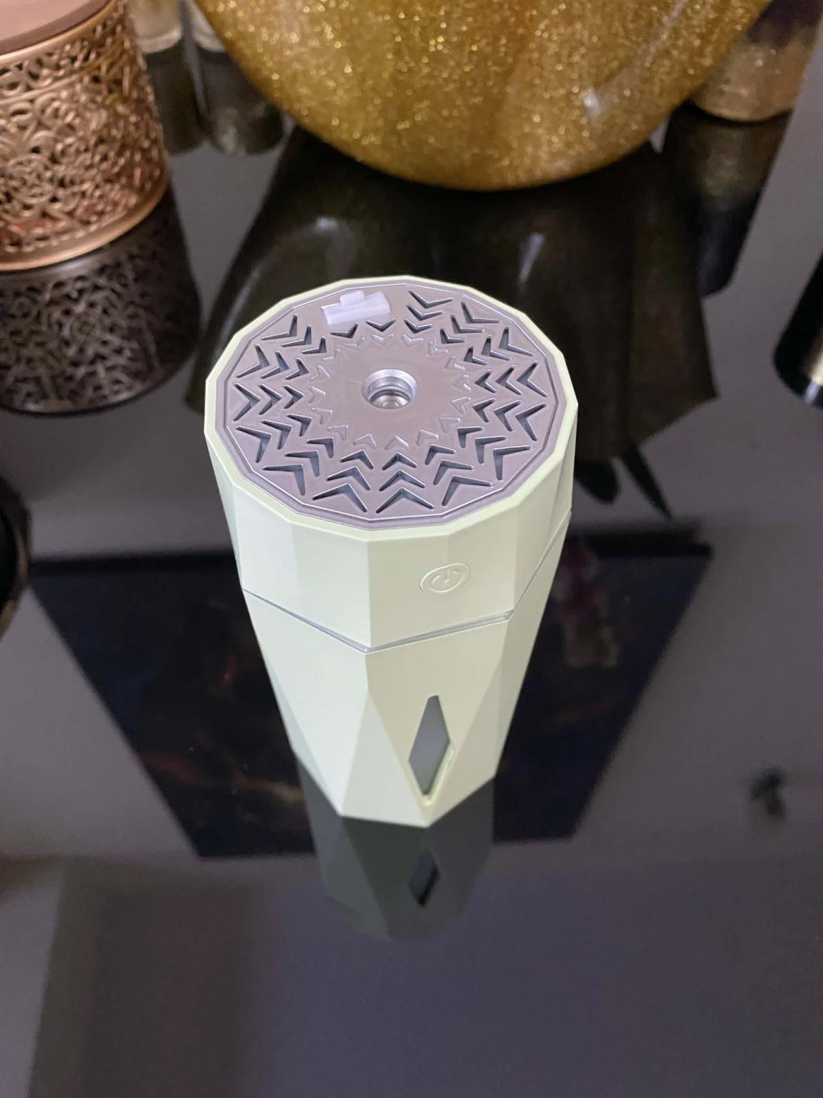 Umidificator Ultrasonic Diamond Shaped by Borealy, 7 x 15 cm