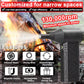 Suflanta aer portabila, indicator baterie, turbo fan, 130000 RPM, 4 trepte de putere, baterie 5000 mAh, negru cu 2 acumulatori