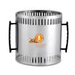 Gratar Electric Vertical RAF-8619, Fara Fum, 1200W, 8 Frigaruie Rotative din Otel