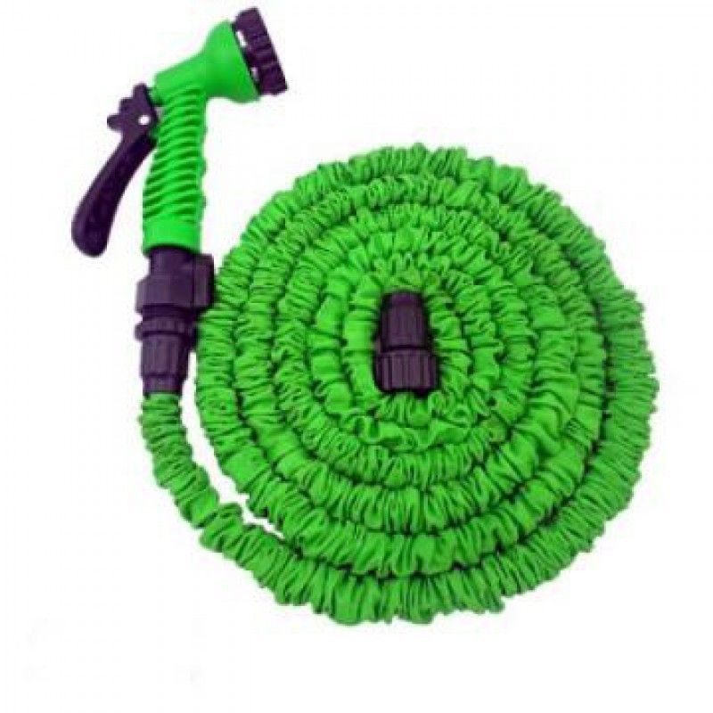 Furtun extensibil de gradina de 60 metri + aparat pentru pulverizarea apei + Dispozitiv de indepartat buruieni manual CADOU