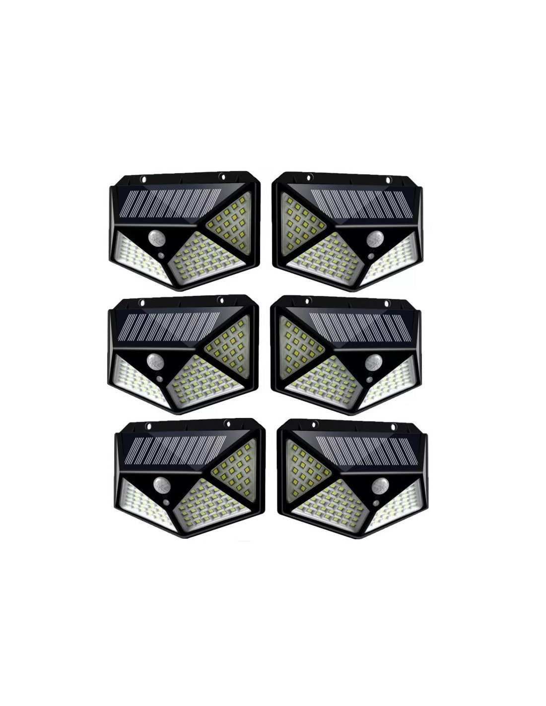 Set 6 Lampi solare 100 led-uri, 3 moduri de functionare