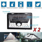 Set 2 x lampa solara 32 LED si senzor de miscare