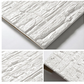 Tapet autoadeziv caramizi albe, 77 x 70 cm, spuma moale 3D