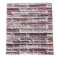 Tapet autoadeziv caramizi mov, 77 x 70 cm, spuma moale 3D
