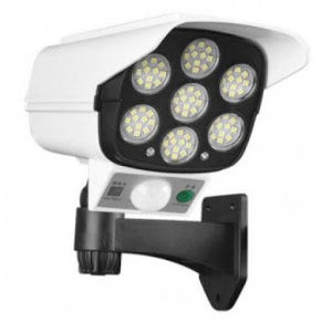 Camera falsa cu panou solar, 77 LED, senzor de miscare, JD 2178T