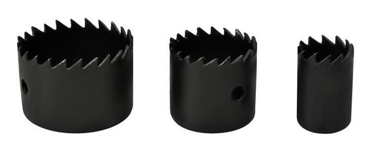 Freze gaurit, otel – carbon (set 3 buc)