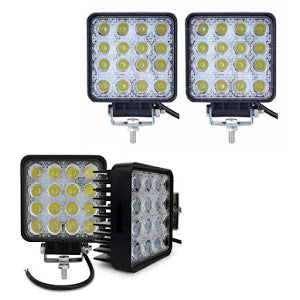 Set 4 x proiector LED auto offroad 48W