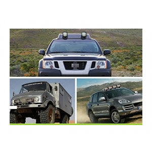 Set 4 x proiector LED auto offroad 48W