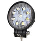 Set 4 x Proiector LED BAR, OFF ROAD, rotund, 9 LED, 27 W, 11 cm