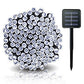Instalatie 100 LED pentru exterior cu incarcare solara