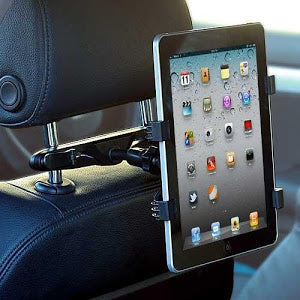 Suport tableta 7-10 inch pentru tetiera, Rotire 360, Negru