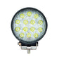 Set 4 proiectoare rotunde, 14 LED 48W auto off-road, IP 67