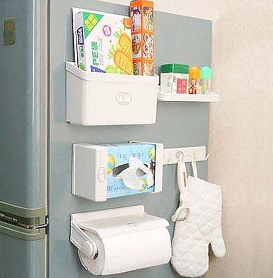 Dispenser bucatarie 5 in 1 cu magnet pentru frigider