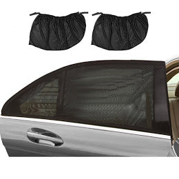 Set 2 x Parasolar negru pentru geamurile auto laterale -
