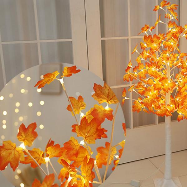Copac Artar decorativ Alb, 180 LED, 180 cm, lumina calda
