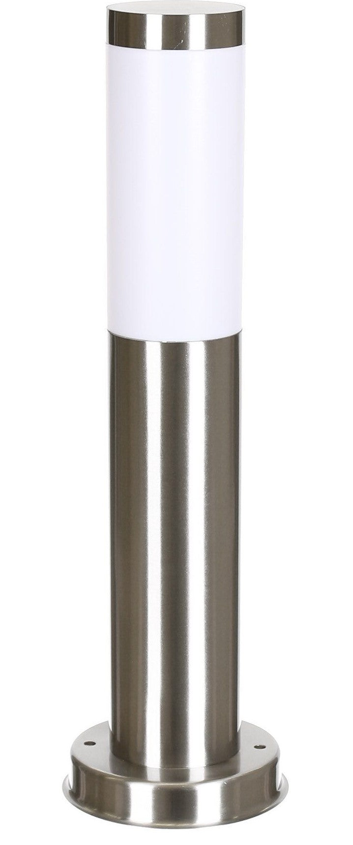 Stalp iluminat exterior, H 45 cm, IP 44, argintiu