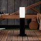 Stalp iluminat exterior, baliza LED H 44 cm, IP 44, negru