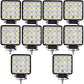 Set 10 proiectoare 16 LED 48W auto OFF-ROAD, IP 67