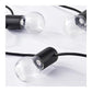 Ghirlanda LED 12 becuri, negru interior/exterior