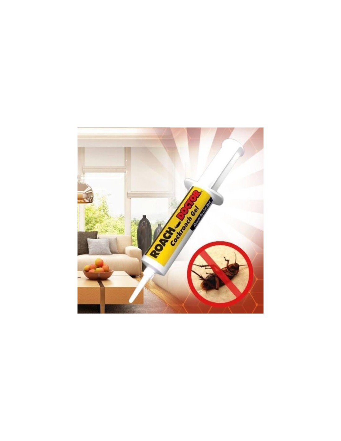 Set 3 x Insecticid tip seringa, solutie antigandaci RoachDoctor