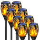 Set 8 x Lampa solara tip torta cu efect flacara